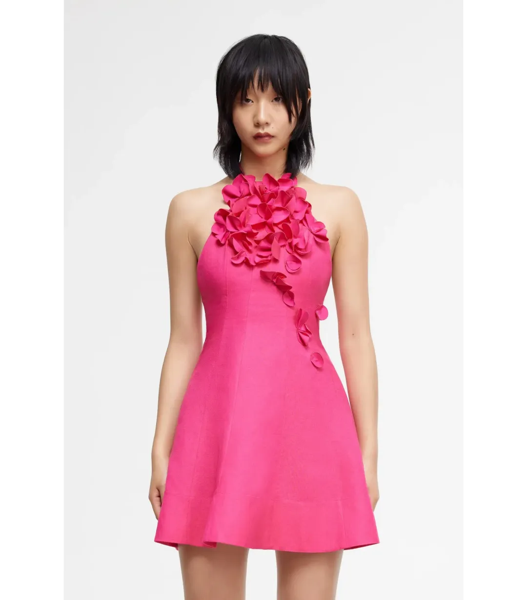 Acler Toren Mini Dress in Pink Size AU 10 for rent on The Volte - main image