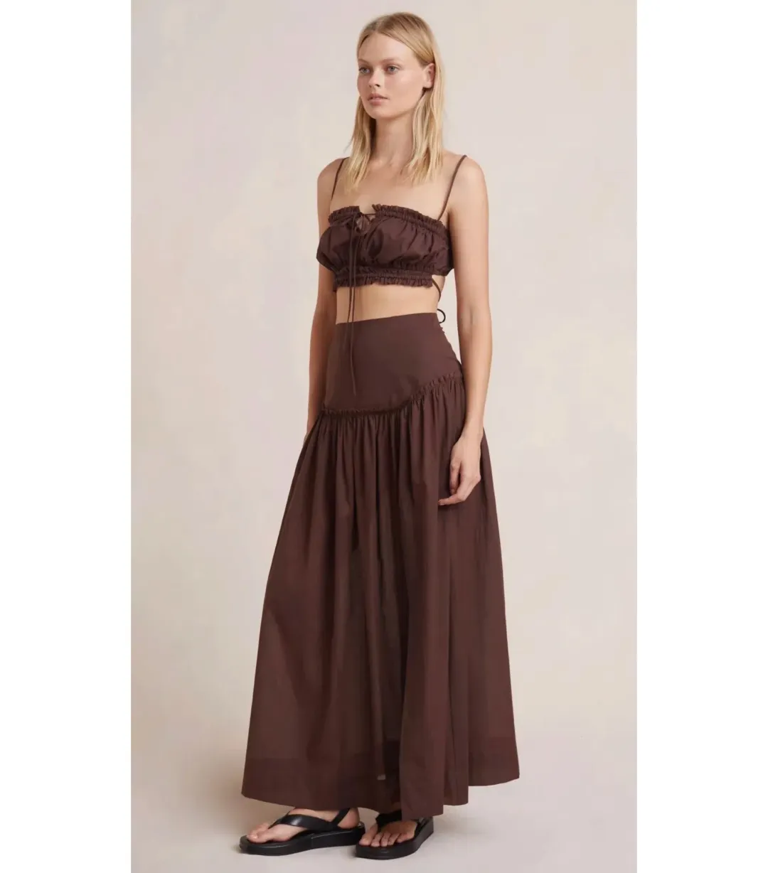 Bec & Bridge Alexandra Set Brown Size AU 10 for rent on The Volte - main image