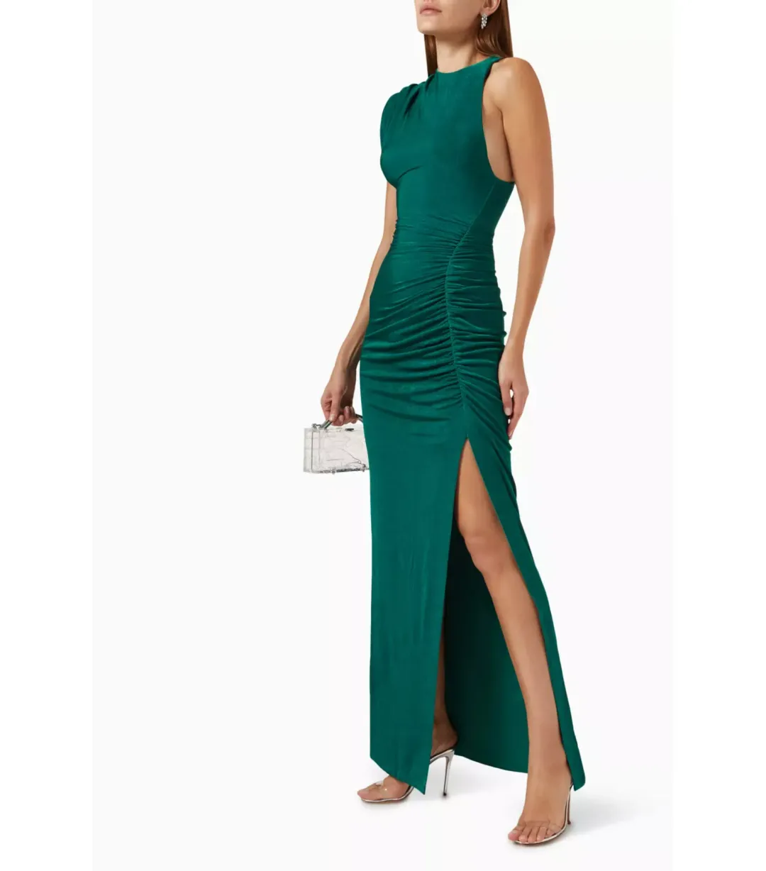 Misha Chantria Slinky Maxi Dress in Jersey Size 8 for rent on The Volte - main image