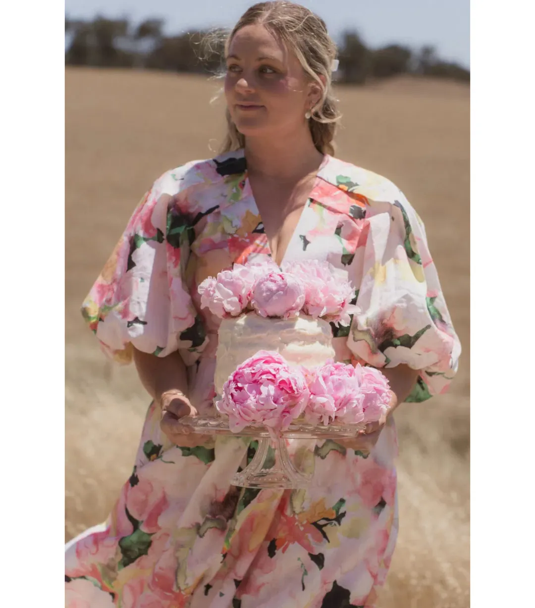 Acler Clayton Maxi Dress Daphney Posy Size AU 12 for rent on The Volte - main image