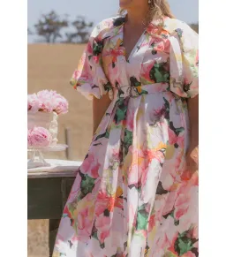 Acler Clayton Maxi Dress Daphney Posy Size AU 12 for rent on The Volte - image 4