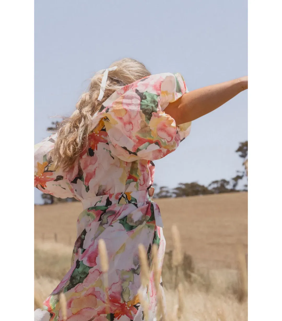 Acler Clayton Maxi Dress in Daphne Posy Size AU 14 for rent on The Volte - main image