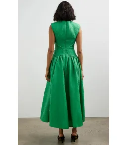 Rachel Gilbert Celia Dress in Apple Size AU 8 for rent on The Volte - image 3