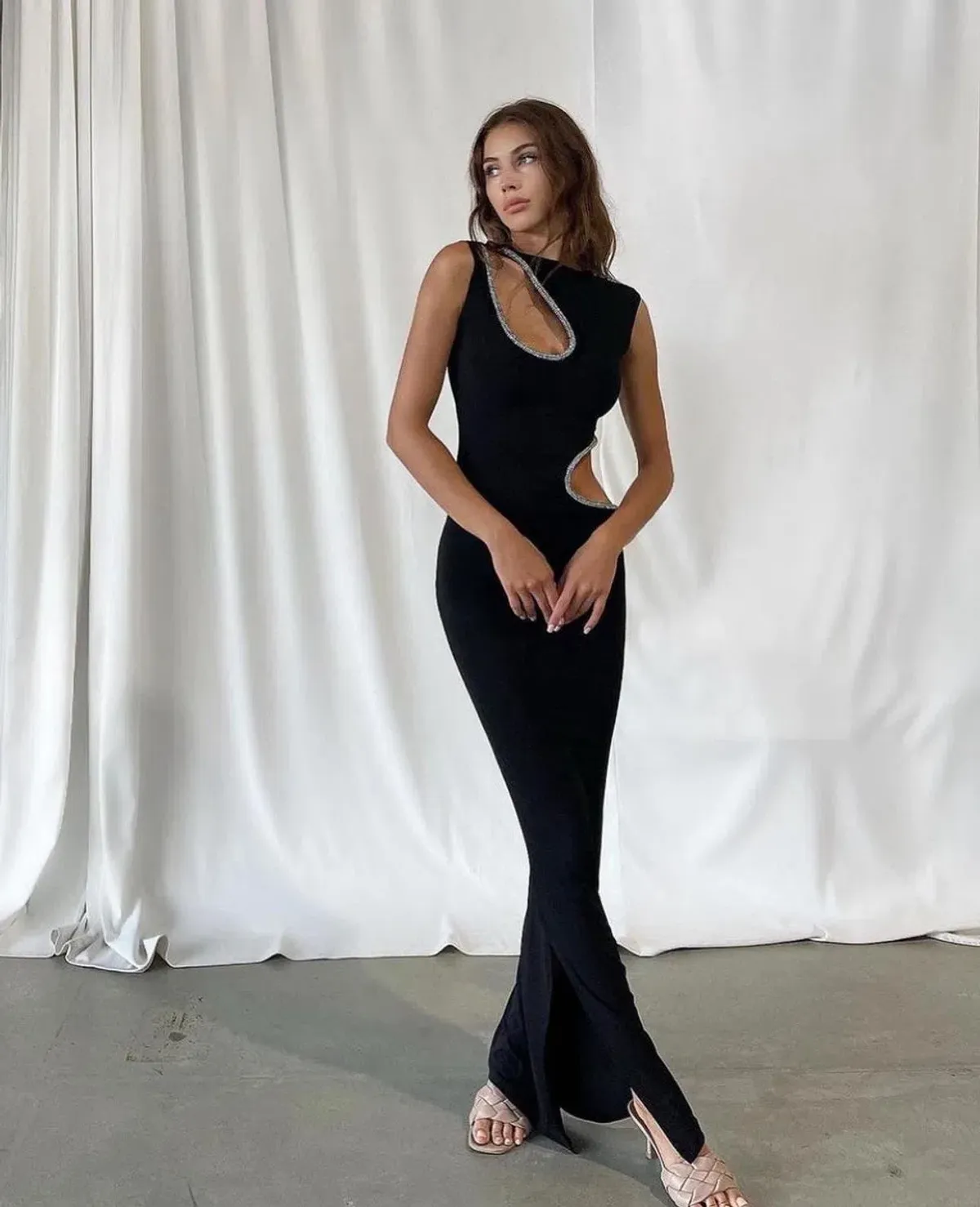 Ivona Skelo Vivia Gown Black Size S / AU 8 - Image 1