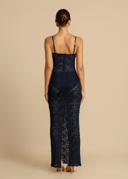 Arcina Ori Margot Dress Navy Size XS / AU 6 for rent on The Volte - image 3