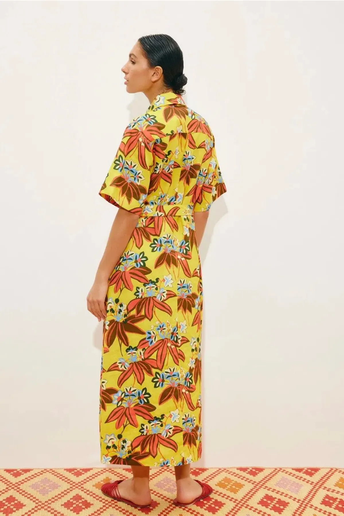 Alemais Leo Shirt Midi Dress Print Size 12 fits 14 - Image 2