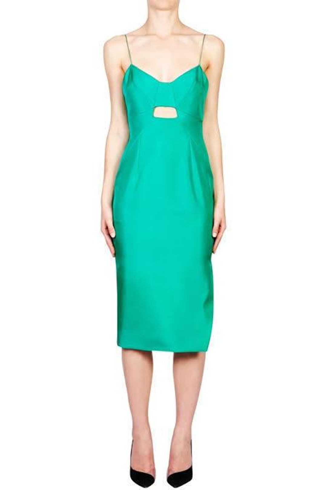Nicholas Bonded Silk Diagonal Dress for rent on The Volte - main image