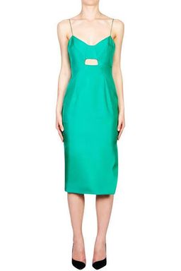Nicholas Bonded Silk Diagonal Dress for rent on The Volte - image 2