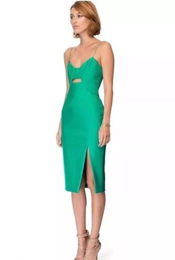 Nicholas Bonded Silk Diagonal Dress for rent on The Volte - image 1