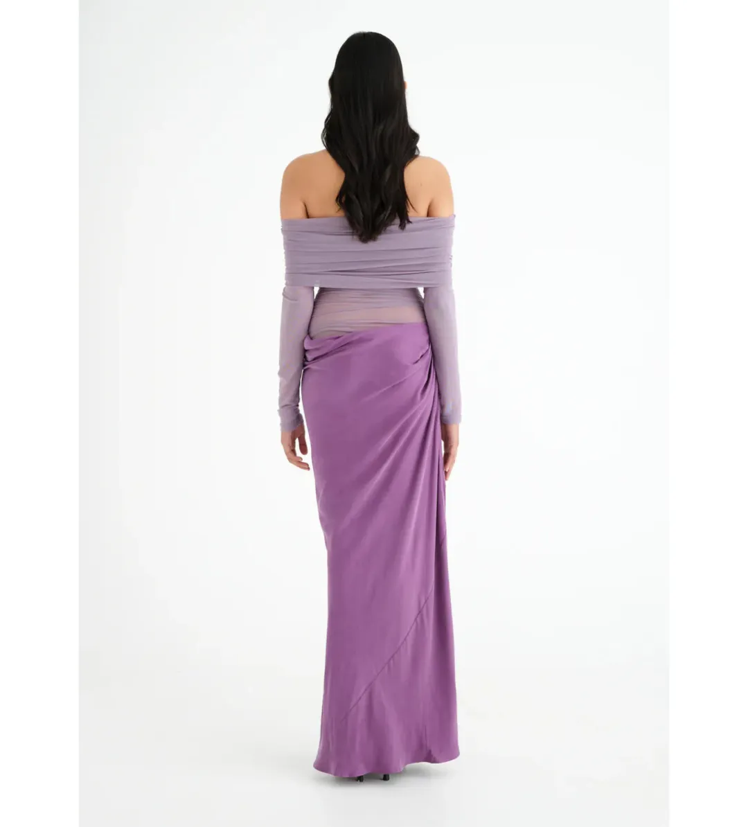 Benni Yasmin Maxi Dress Purple Size Au 10 for rent on The Volte - main image
