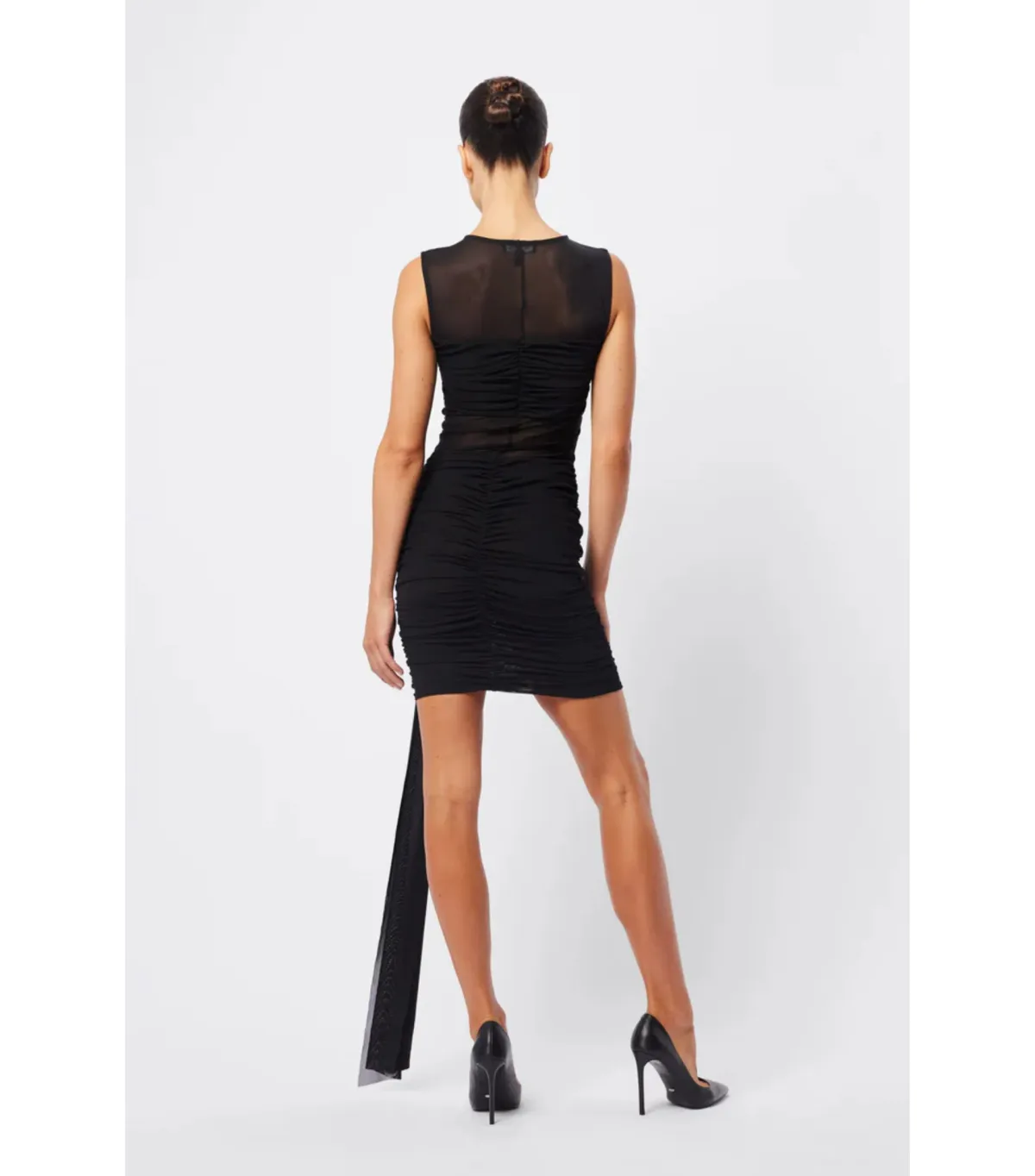 Mossman Rebound Mini Dress Black Size AU 8 - Image 4