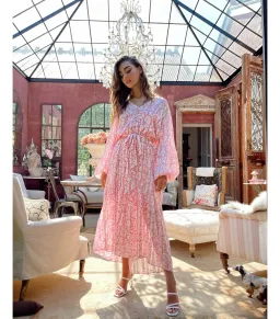 Sheike Floral Dreams Maxi Pink/White Size AU 12 for rent on The Volte - image 1