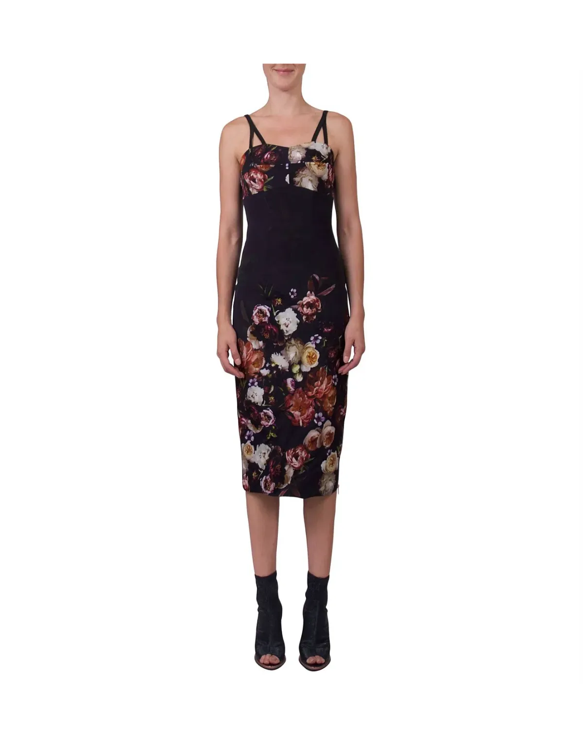 Ginger & Smart Liaison Bustier Dress Black Size 6 - Image 1