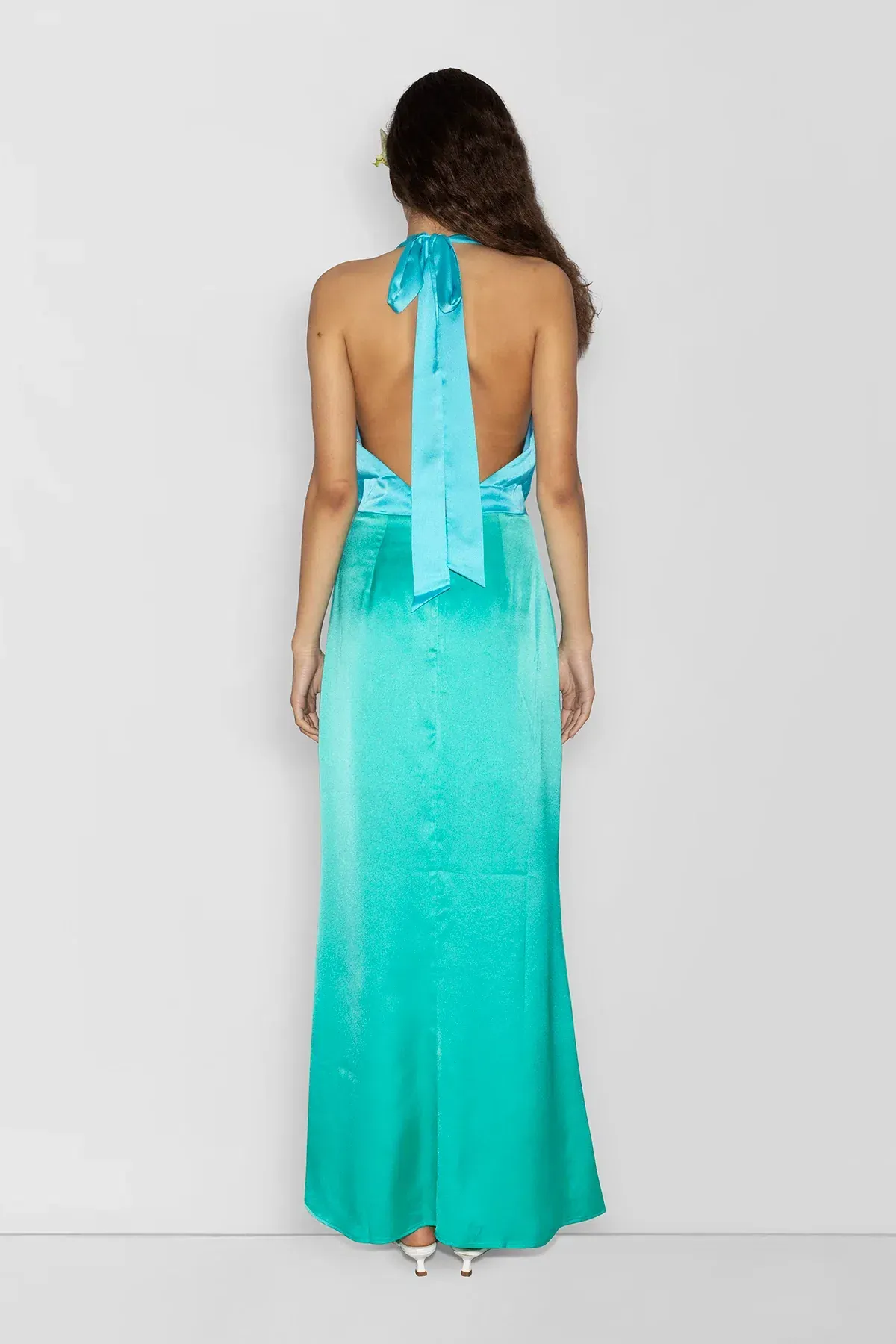 The Wolf Gang Oahu Slip Dress Aquamarine Size S / AU 8 - Image 3