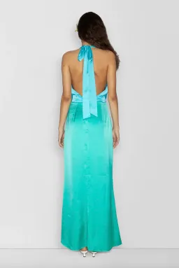 The Wolf Gang Oahu Slip Dress Aquamarine Size M / AU 10 for rent on The Volte - image 2