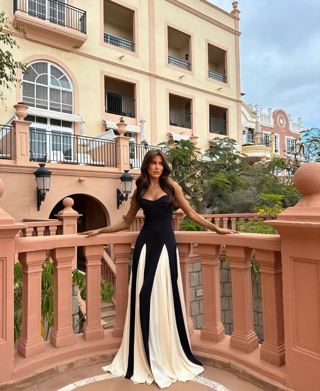 Arcina Ori Paloma Dress Black/White Size XS / AU 6 for rent on The Volte - main image