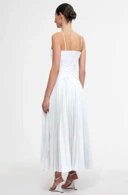 Acler Fairley Midi Dress Ivory Size 10 for rent on The Volte - image 3