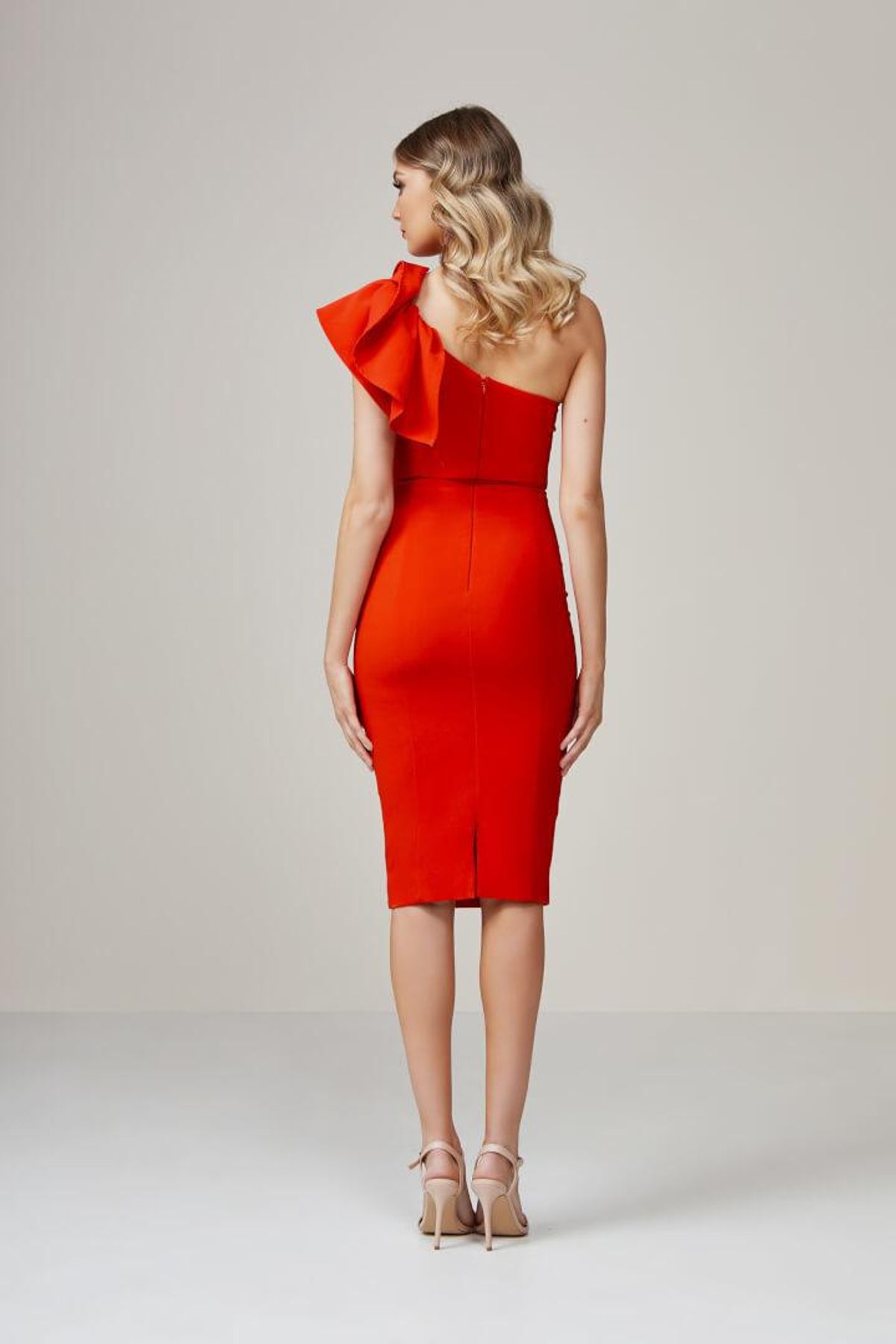 Bianca & Bridgett Karen Dress - Red 10 - Image 3