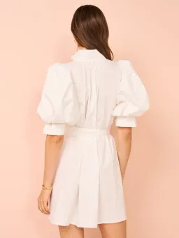 Leo Lin Eli Mini Dress Snow Size 10 for rent on The Volte - image 3