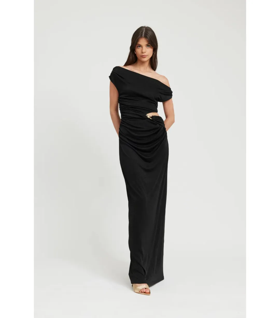 Tojha Kaia Dress Black Size AU 8 for rent on The Volte - main image