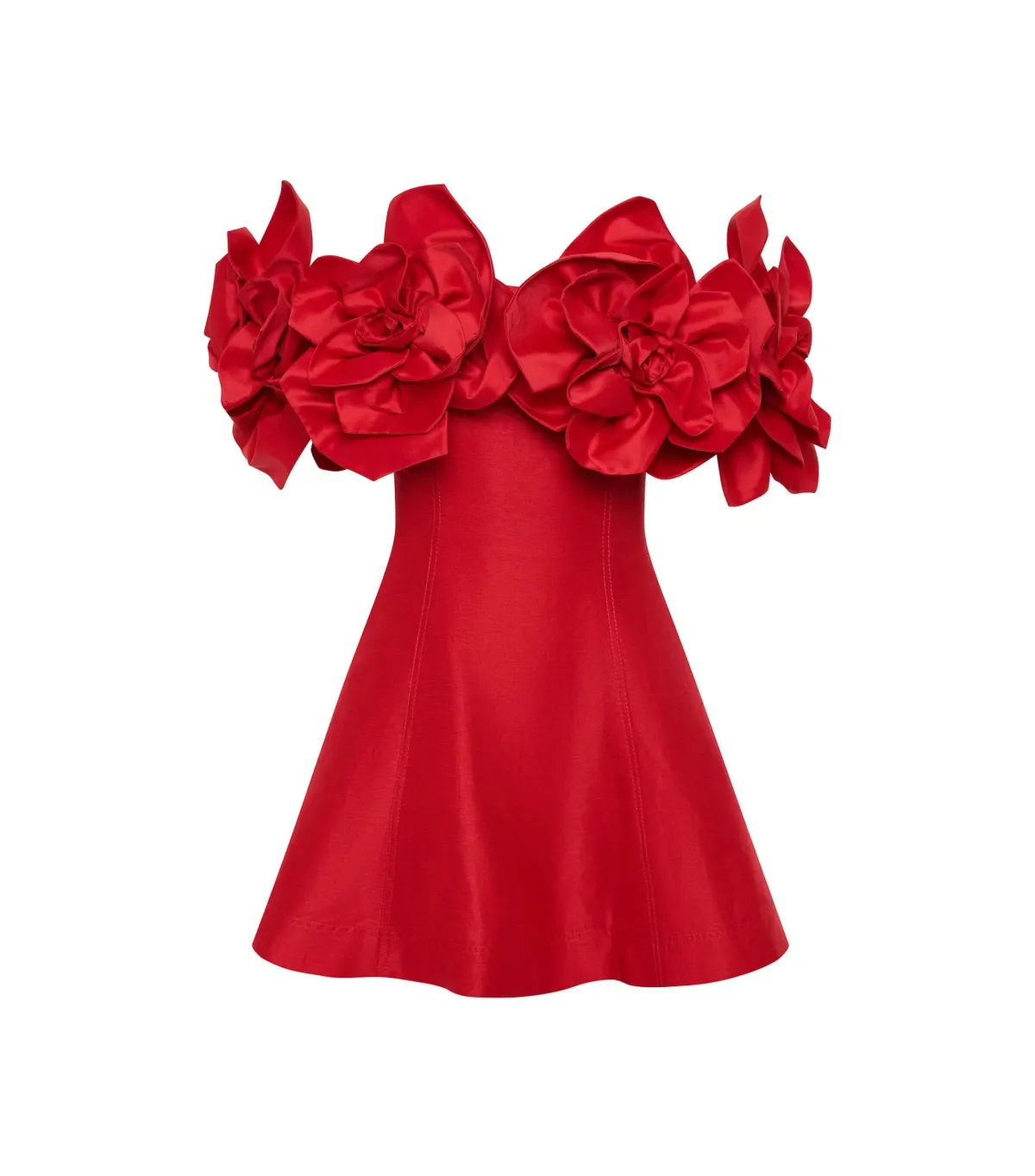 Aje Etta Mini Dress in Scarlet Red Size AU 10 - Image 4