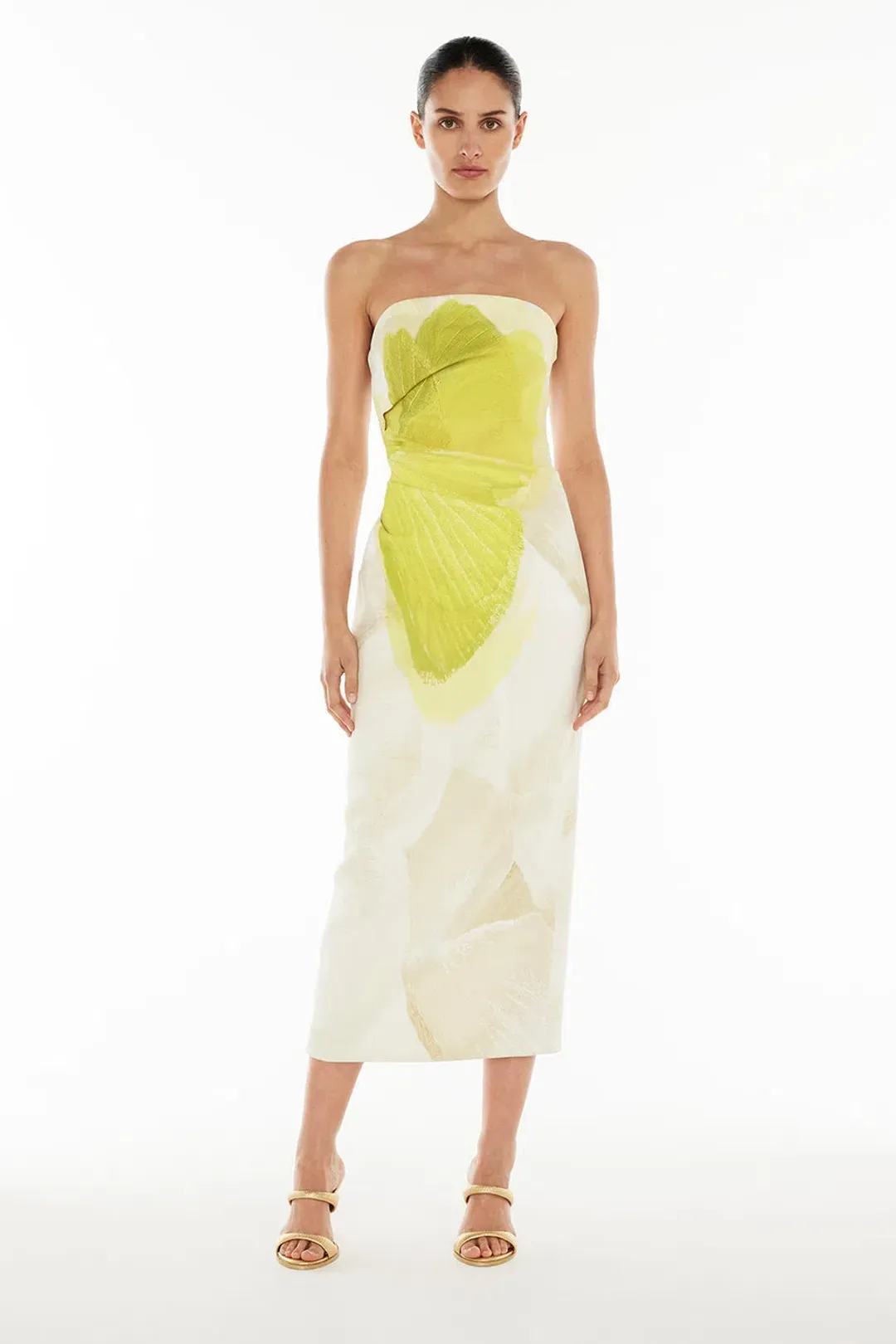 MANNING CARTEL LEVITATING BUTTERFLIES MIDI DRESS for rent on The Volte - main image