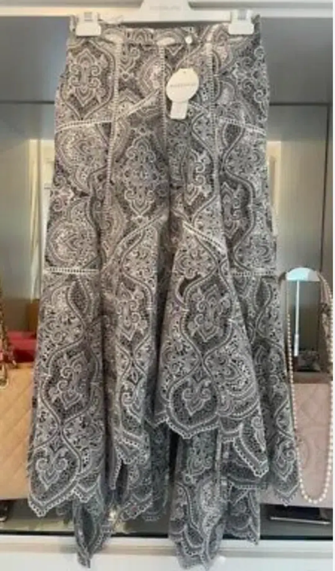 Zimmermann Empire Embroidered Skirt Size 0 for rent on The Volte - main image