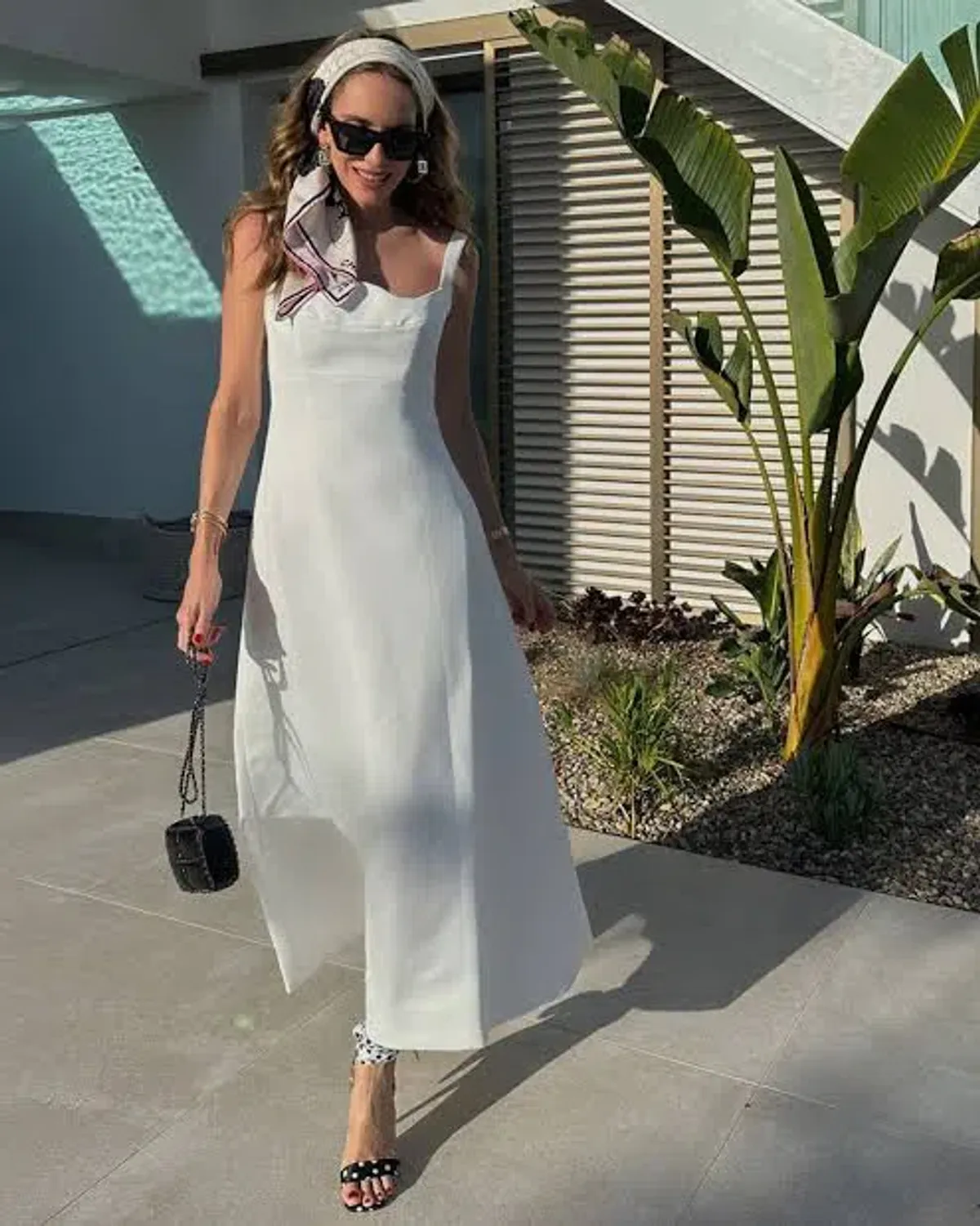 Leo Lin Odette Midi Dress White Size 8 - Image 3