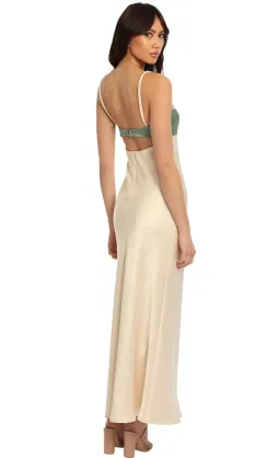 Bec and Bridge Carrie Cut Out Maxi Dress Multi Green Size 6 for rent on The Volte - image 2