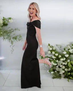 Rebecca Vallance Lia Gown Black Size 8 for rent on The Volte - image 1