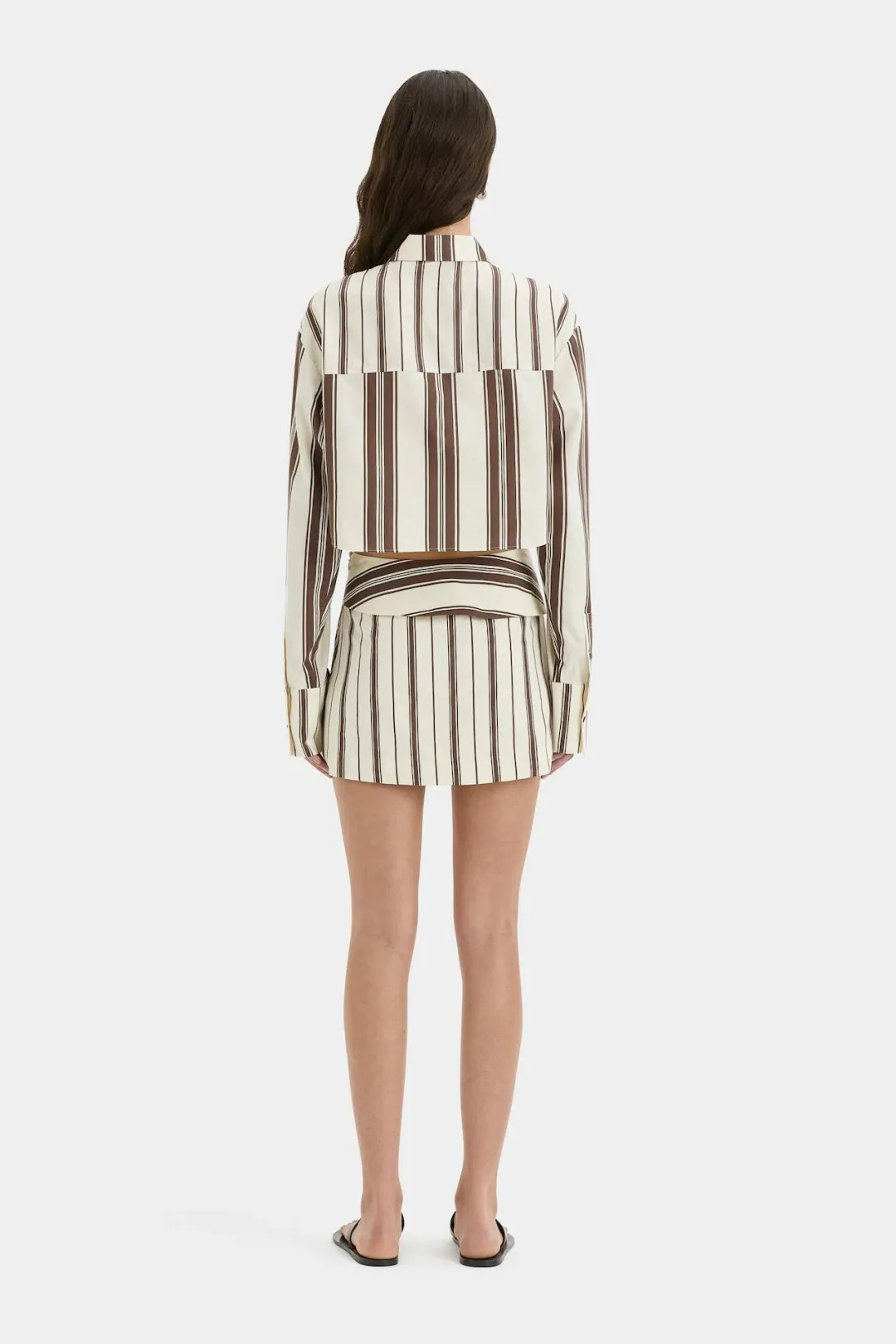 Sir the Label Cannoli Crop Shirt & Skirt Set Print Size 0 / AU 6 (6-8) for rent on The Volte - main image