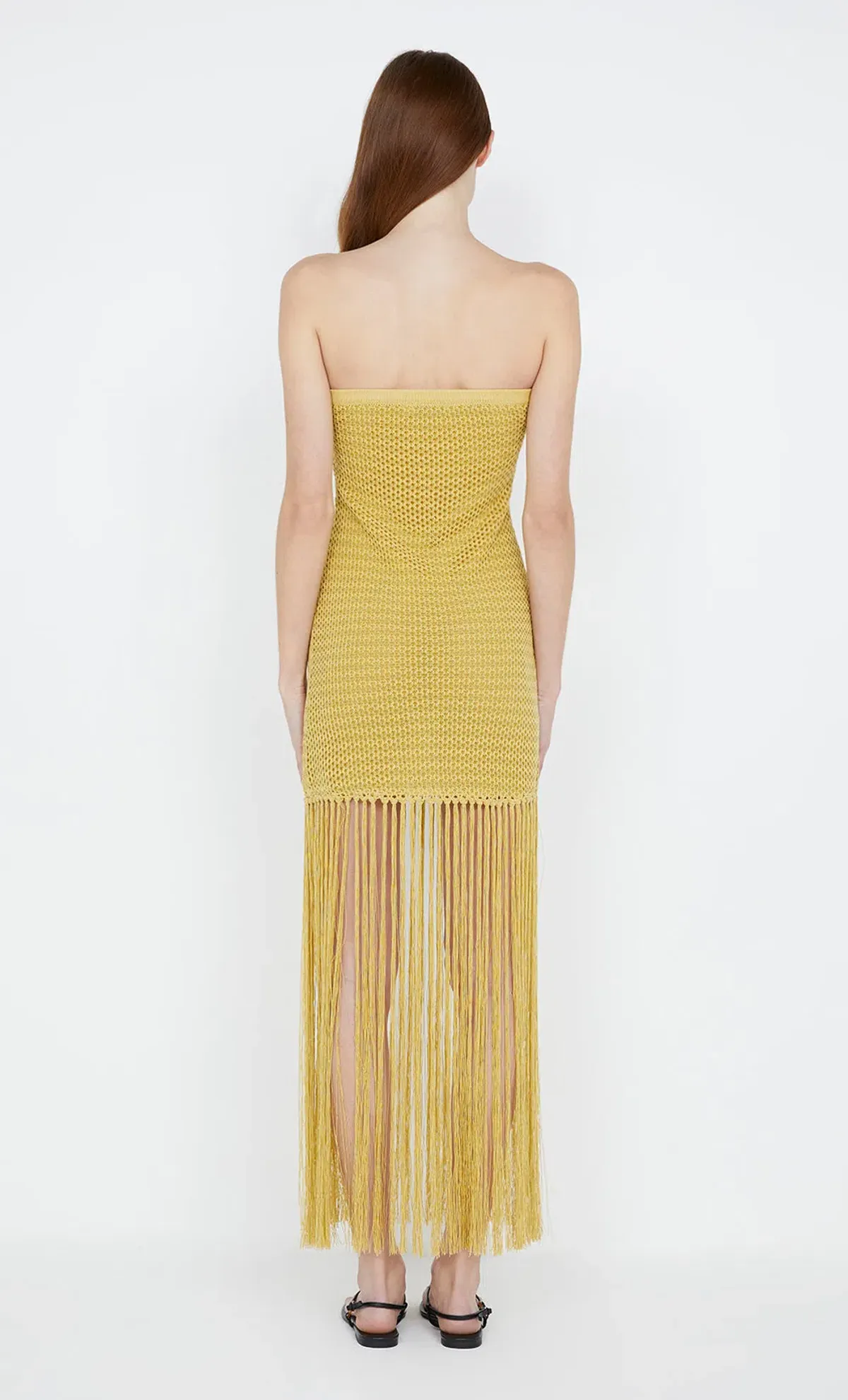 Bec & Bridge Calista Strapless Dress in Citrus Size 8 - Image 3