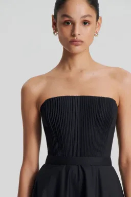 Scanlan Theodore Parachute Bustier Dress Black Size 8 for rent on The Volte - image 2