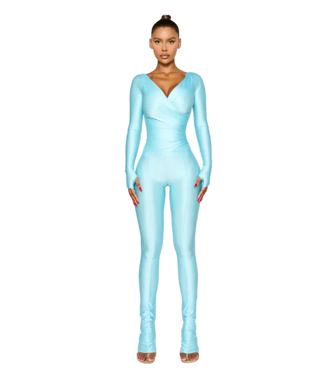 Cou coo Lanai Long Sleeve Top and Leggings Set Pool Party Size AU 12 for rent on The Volte - main image
