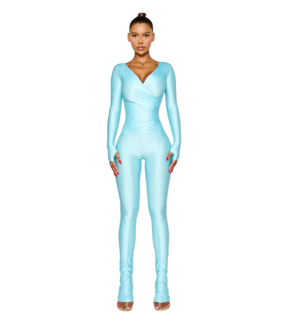 Cou coo Lanai Long Sleeve Top and Leggings Set Pool Party Size AU 12 for rent on The Volte - main image