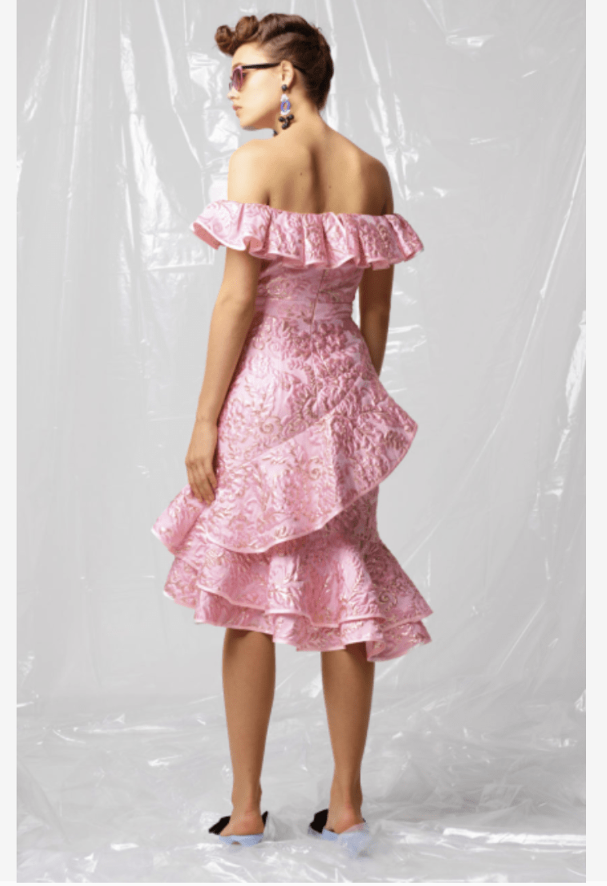 Nicola Finetti Fryda Dress Pink Size 6 - Image 2