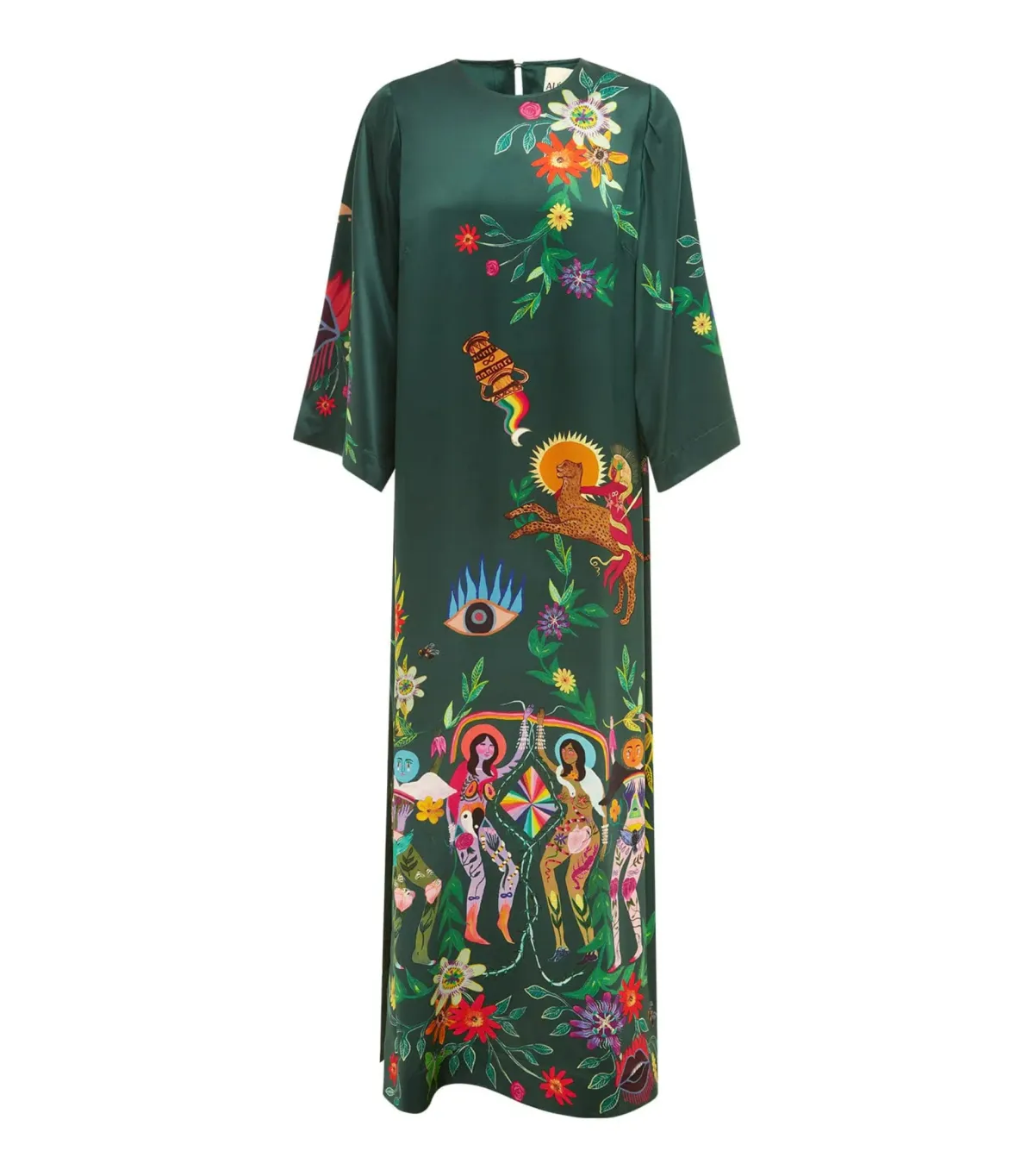 Alémais Agatha Midi Dress Green Size AU 12 - Image 6