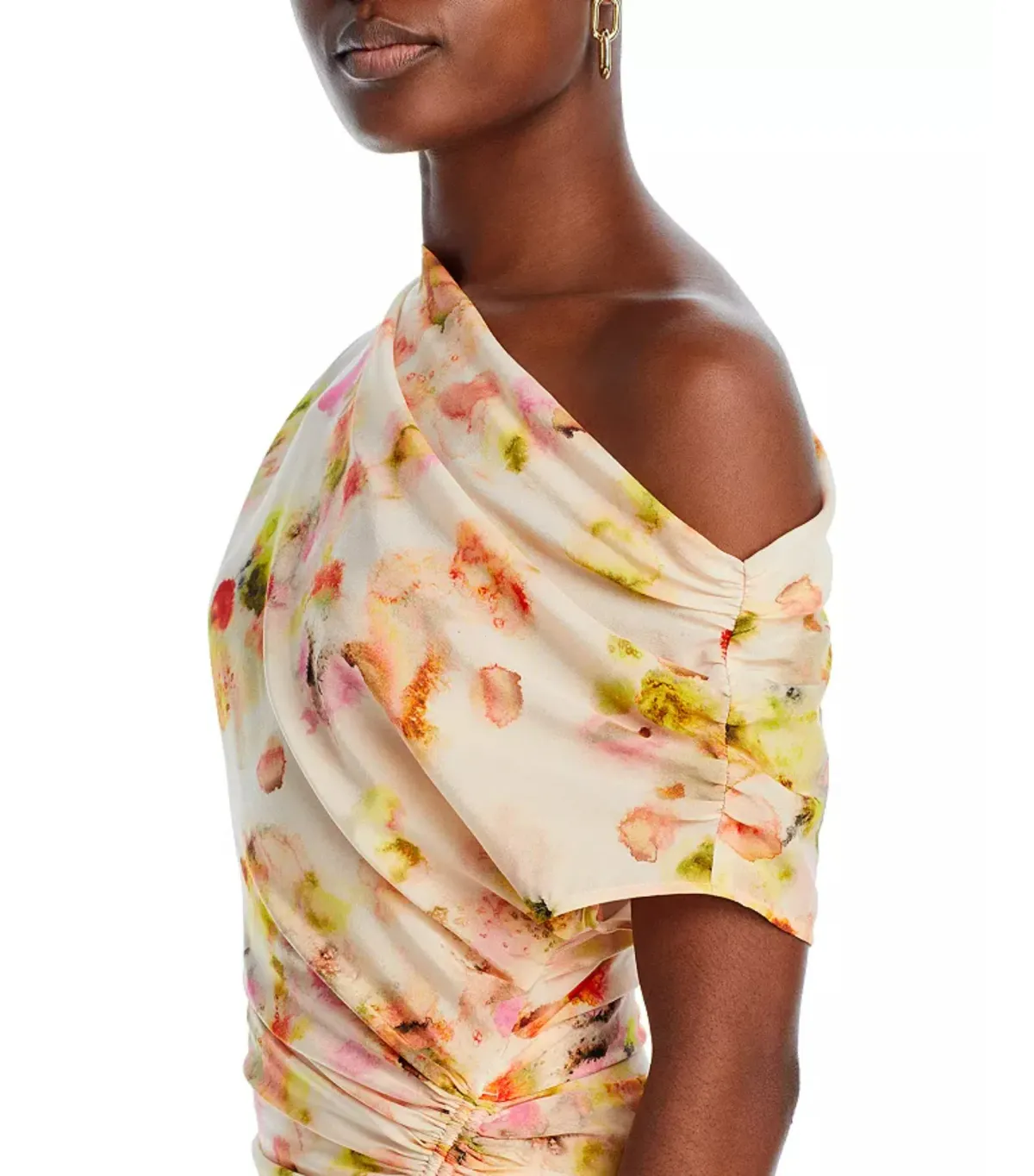 A.L.C. Poppy Floral Off-the-shoulder Gown Floral Print Size AU 6 - Image 2