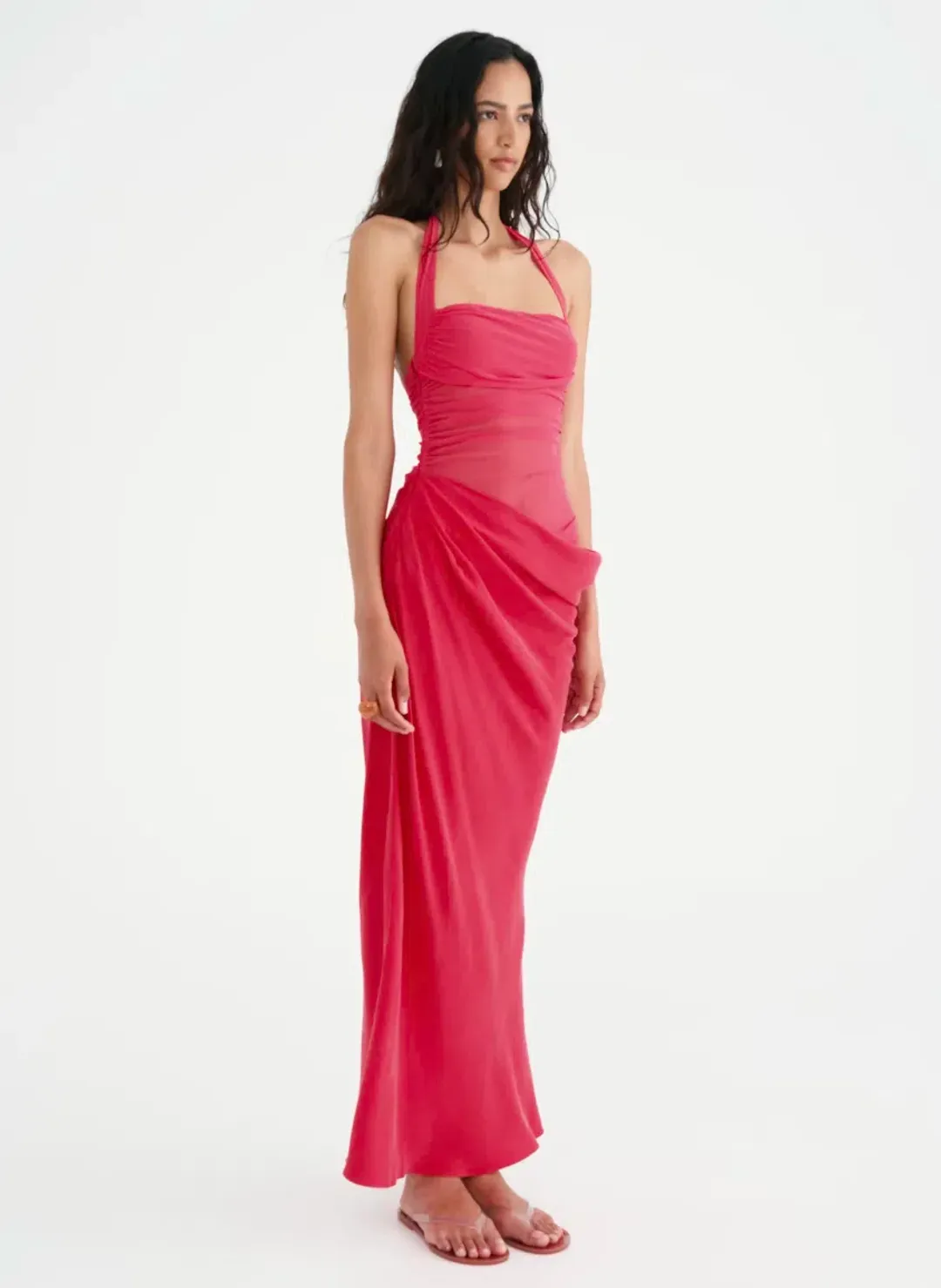 Benni Gina Maxi Dress Watermelon Size AU 6 for rent on The Volte - main image