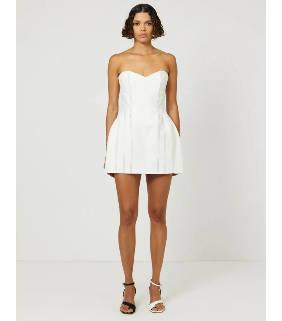 Camilla and Marc Theia Dress in Cream Size AU 6 for rent on The Volte - main image