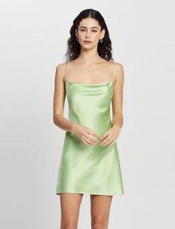 Bec & Bridge Apple Eyes Mini Dress Apple Green Size 8 for rent on The Volte - image 2