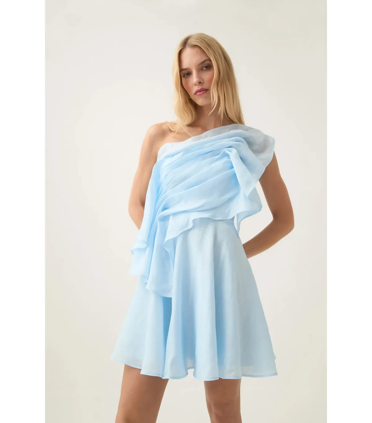 Aje Genesis Mini Dress in Sea Breeze Size AU 12 - Image 2