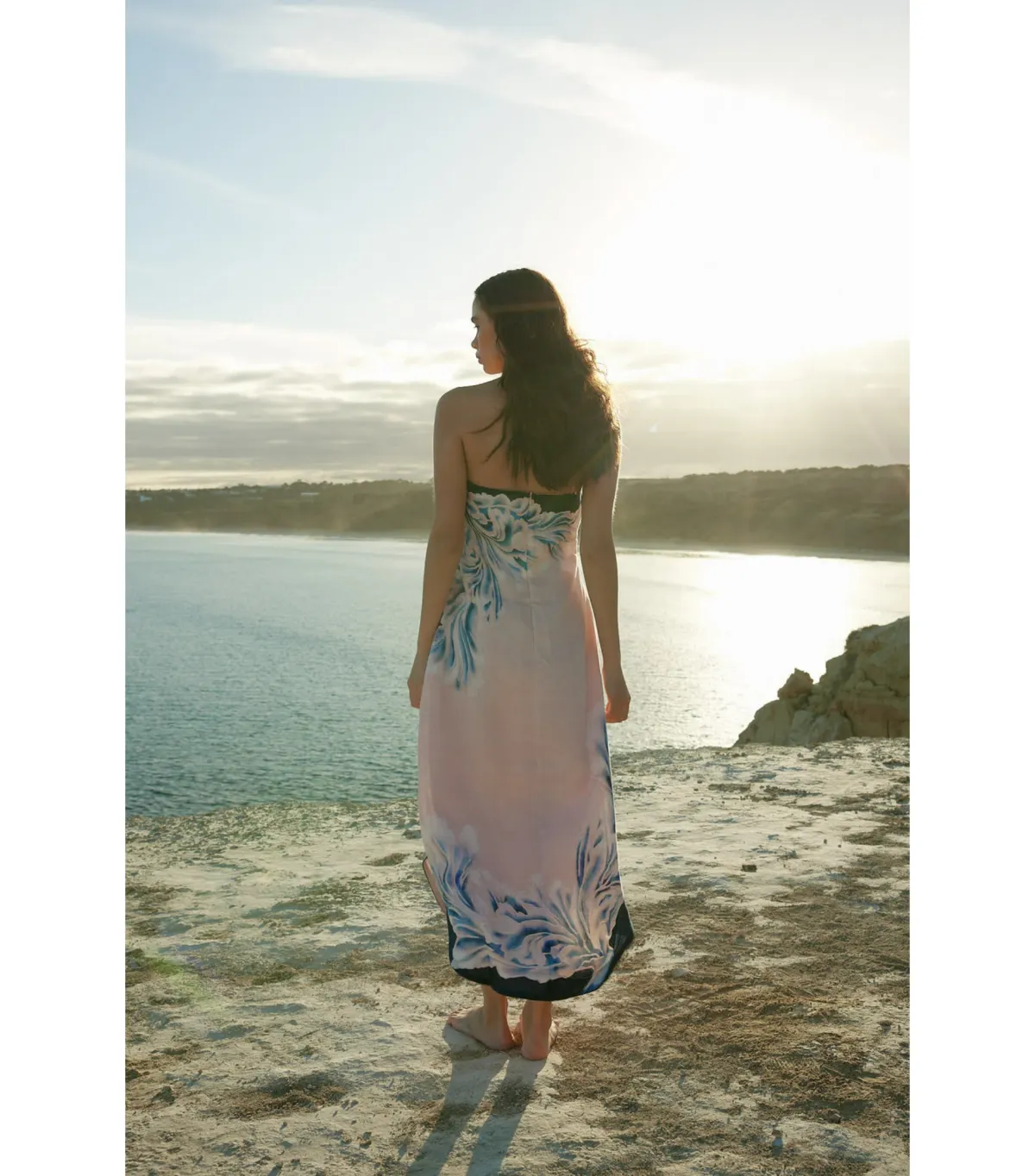 Aston Studio Maeve Dress in Seashell/Iceberg Size AU 10 - Image 4