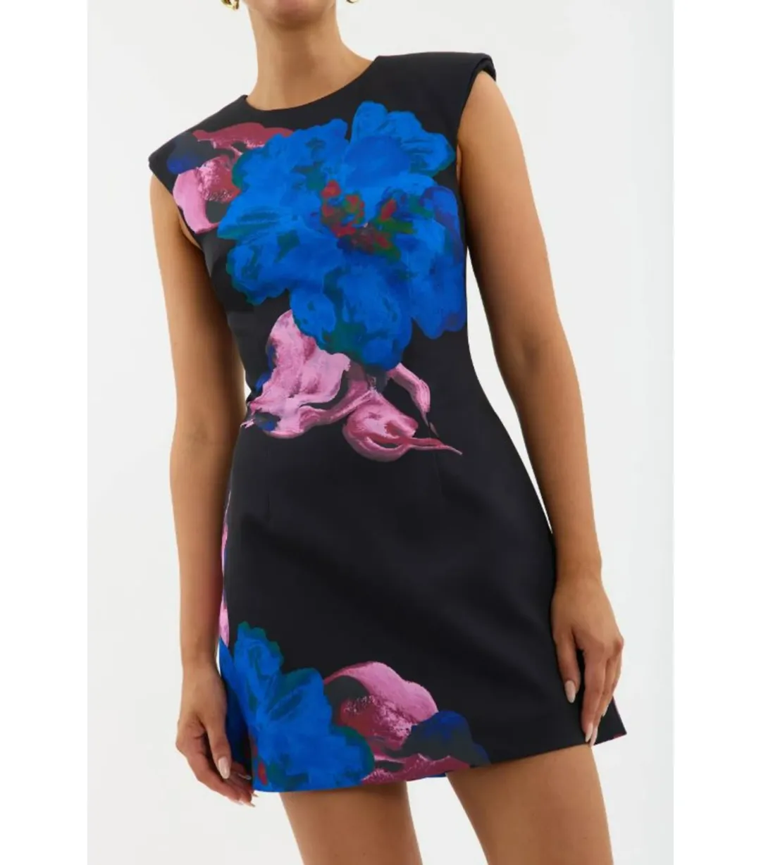 Rebecca Vallance Acid Bloom Mini Dress Dress in Multi Size AU 8 for rent on The Volte - main image