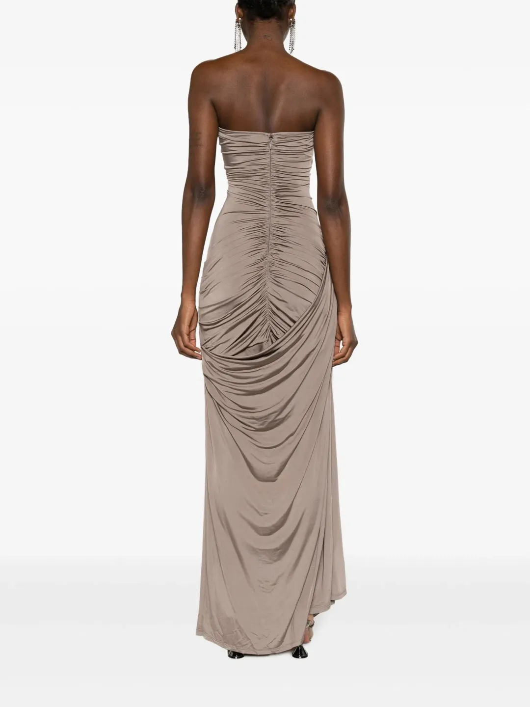 Paris Georgia Val Dress In Concrete Size 12 for rent on The Volte - main image