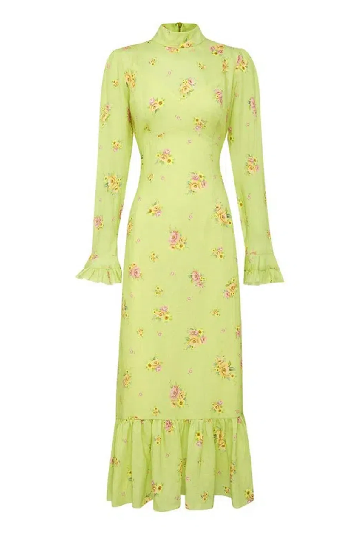 Alémais Clementine Midi Dress Green Size AU 12 - Image 5