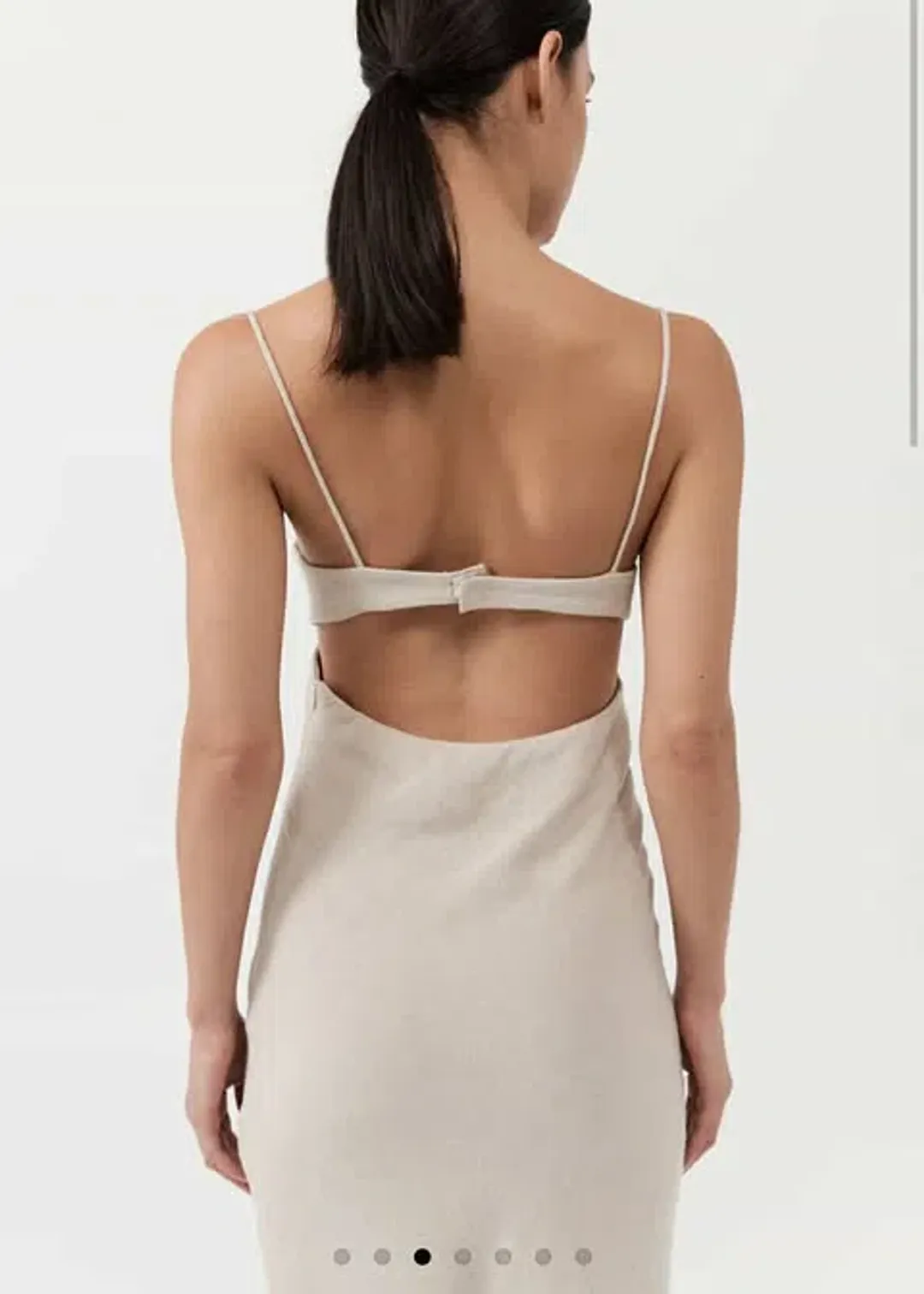 St. Agni Linen Resort Dress Natural size AU 6 for rent on The Volte - main image