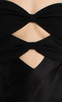 BEC + BRIDGE - Halle Strapless Dress in Black Size AU 10 for rent on The Volte - image 2