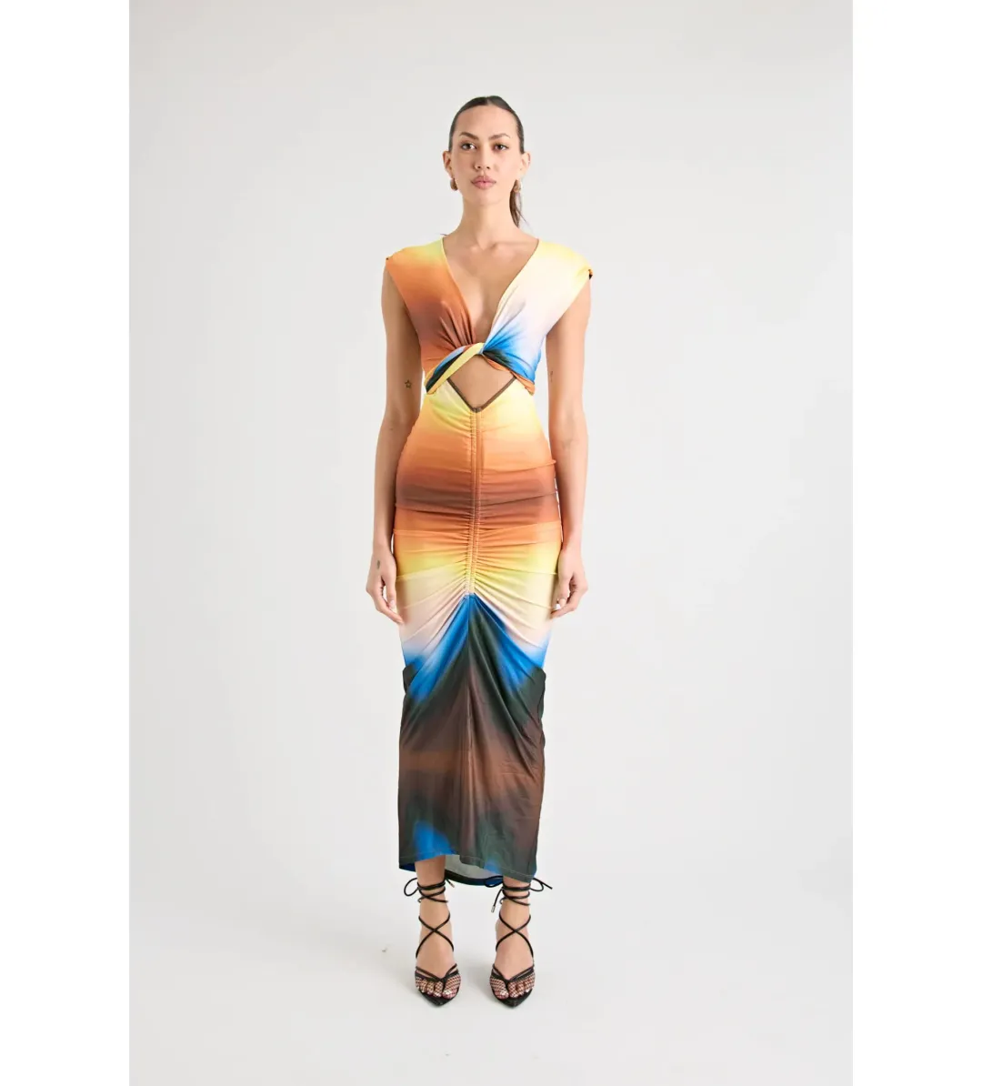 Pfeiffer Lexington Dress in Earth Size 8 for rent on The Volte - main image