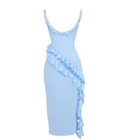 House of CB - Ariela Dress in Soft Blue Size Extra Small / AU Size 6 for rent on The Volte - image 1
